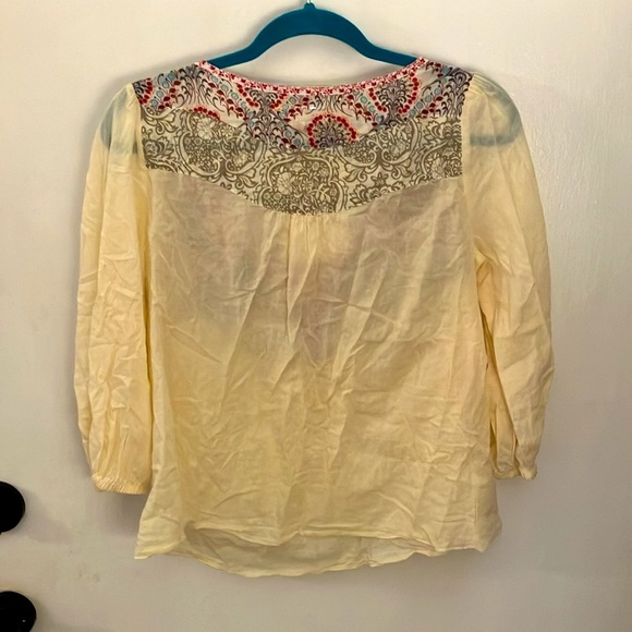 Anthropologie Brand Lilka Peasant Blouse - Picture 2 of 7